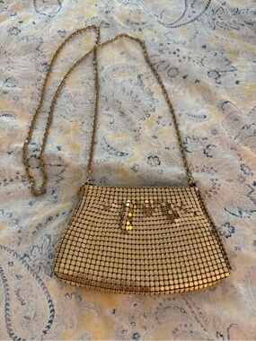 Vintage Y&R Gold Mesh Chain Shoulder Bag - Evening Purse or Clutch